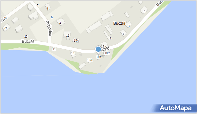 Buczki, Buczki, 10b, mapa Buczki