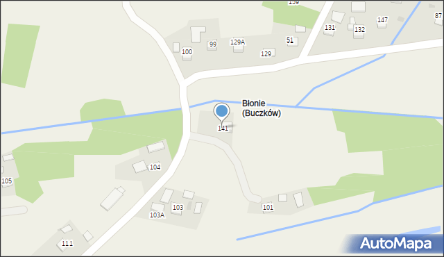 Buczków, Buczków, 141, mapa Buczków