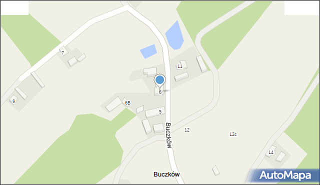 Buczków, Buczków, 6, mapa Buczków