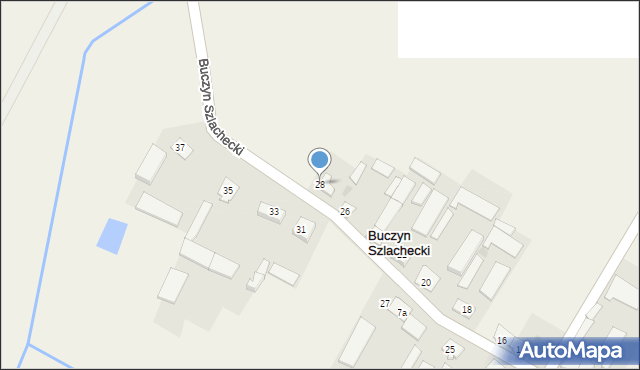 Buczyn Szlachecki, Buczyn Szlachecki, 28, mapa Buczyn Szlachecki