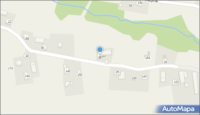 Buczyna, Buczyna, 85, mapa Buczyna
