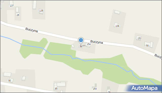 Buczyna, Buczyna, 94, mapa Buczyna