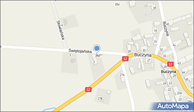 Buczyna, Buczyna, 35b, mapa Buczyna