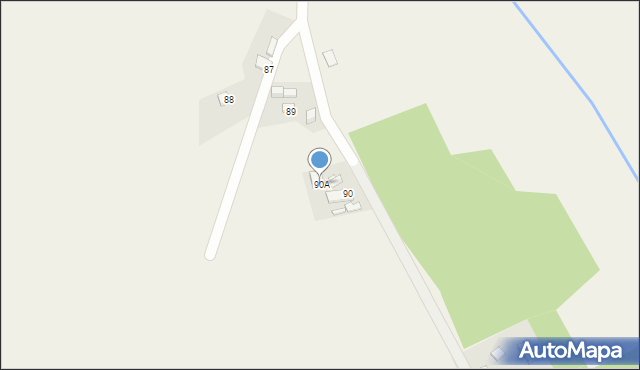 Budachów, Budachów, 90A, mapa Budachów