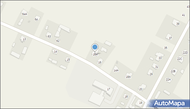 Budki Piaseckie, Budki Piaseckie, 16A, mapa Budki Piaseckie