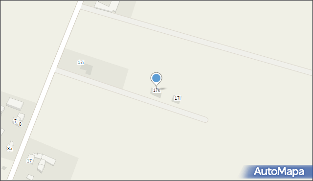 Budno, Budno, 17k, mapa Budno