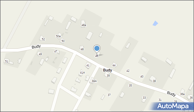 Budy, Budy, 46, mapa Budy