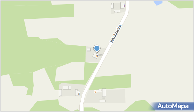 Budy, Budy, 6, mapa Budy