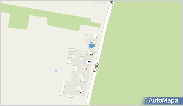 Budy, Budy, 24, mapa Budy