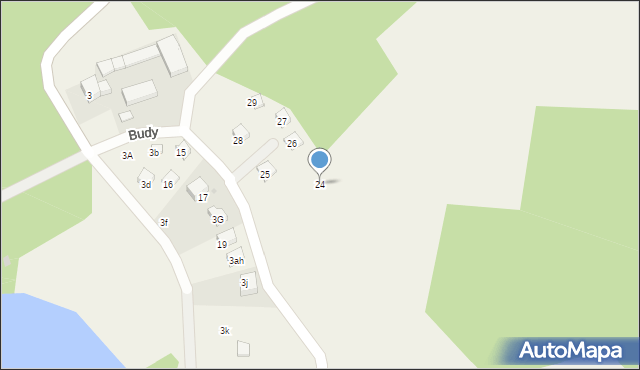 Budy, Budy, 24, mapa Budy