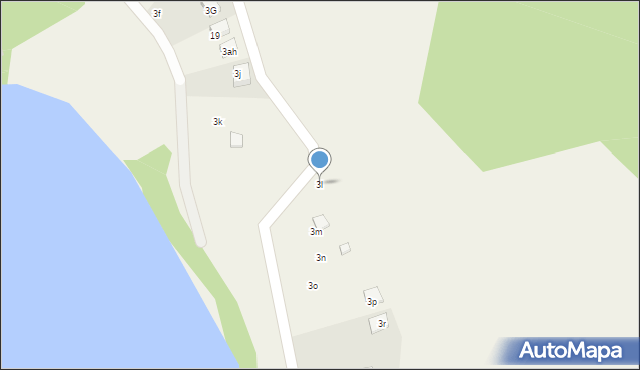 Budy, Budy, 3l, mapa Budy