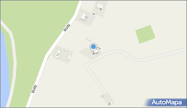 Budy, Budy, 30, mapa Budy