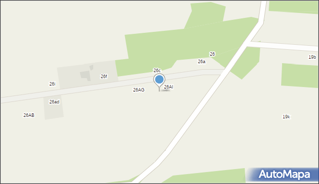 Budy Augustowskie, Budy Augustowskie, 26aj, mapa Budy Augustowskie