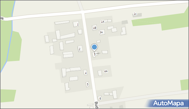 Budy Augustowskie, Budy Augustowskie, 3, mapa Budy Augustowskie