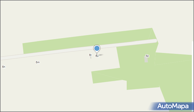 Budy Augustowskie, Budy Augustowskie, 6u, mapa Budy Augustowskie
