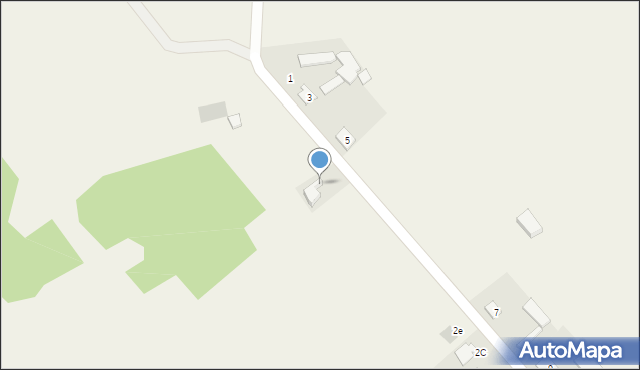Budy Czarnockie, Budy Czarnockie, 2k, mapa Budy Czarnockie