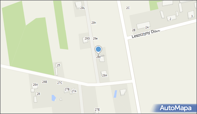 Budy Dłutowskie, Budy Dłutowskie, 29c, mapa Budy Dłutowskie
