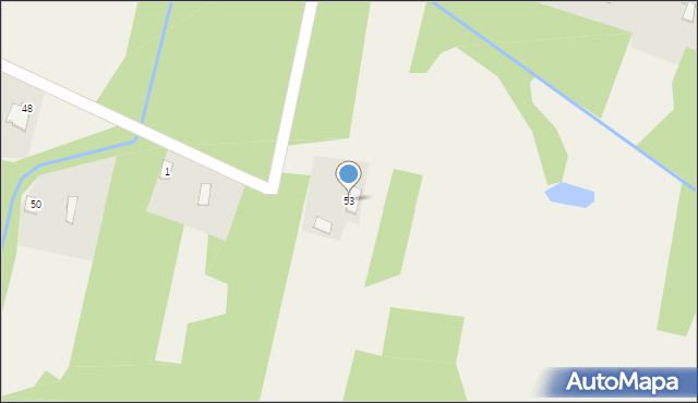 Budy Józefowskie, Budy Józefowskie, 53, mapa Budy Józefowskie