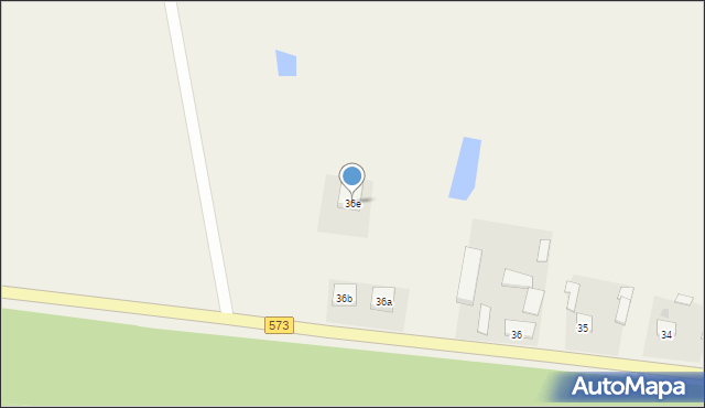 Budy Kaleńskie, Budy Kaleńskie, 36e, mapa Budy Kaleńskie