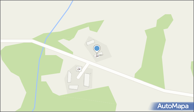 Budy-Kozłówka, Budy-Kozłówka, 14, mapa Budy-Kozłówka