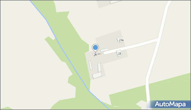 Budy-Kozłówka, Budy-Kozłówka, 26, mapa Budy-Kozłówka