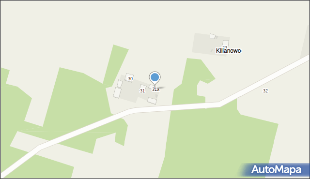 Budy Kraszewskie, Budy Kraszewskie, 31a, mapa Budy Kraszewskie