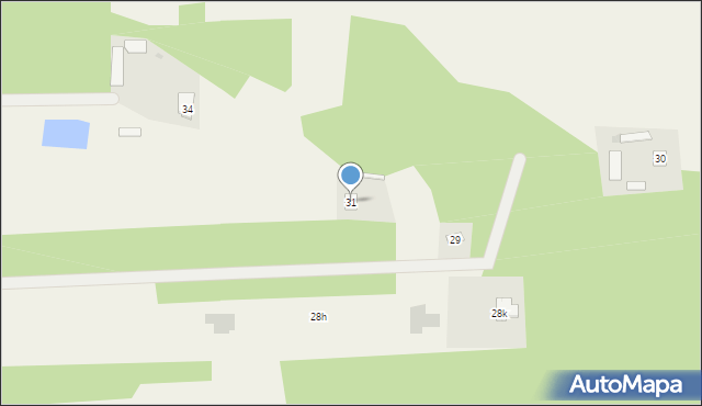Budy Kupientyńskie, Budy Kupientyńskie, 31, mapa Budy Kupientyńskie