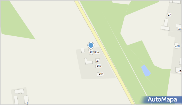 Budy Kupientyńskie, Budy Kupientyńskie, 48, mapa Budy Kupientyńskie