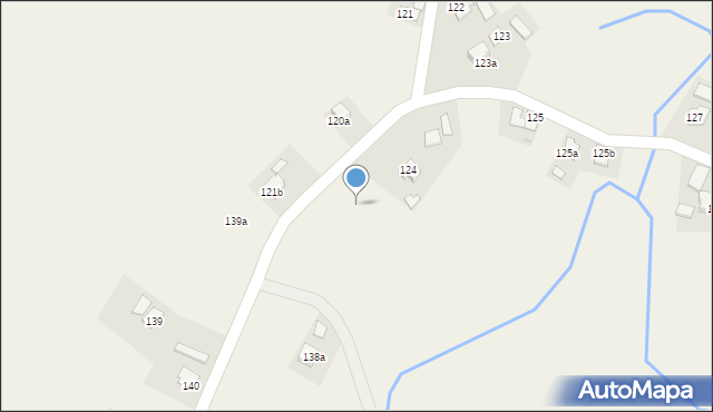 Budy Łańcuckie, Budy Łańcuckie, 124b, mapa Budy Łańcuckie
