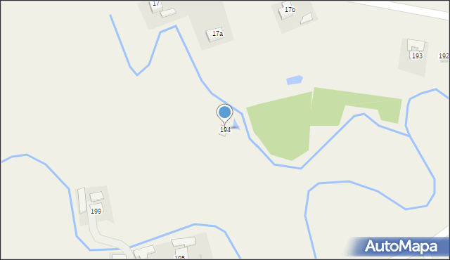 Budy Łańcuckie, Budy Łańcuckie, 194, mapa Budy Łańcuckie
