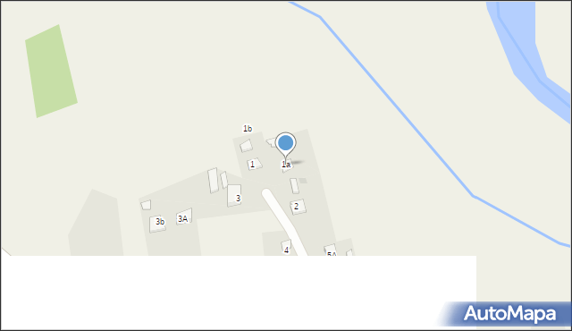 Budy Łańcuckie, Budy Łańcuckie, 1a, mapa Budy Łańcuckie