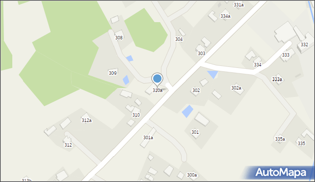 Budy Łańcuckie, Budy Łańcuckie, 310a, mapa Budy Łańcuckie