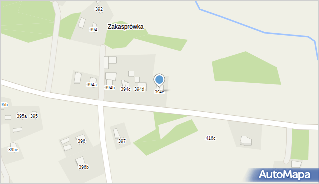 Budy Łańcuckie, Budy Łańcuckie, 394e, mapa Budy Łańcuckie