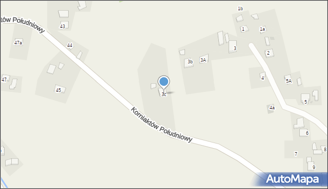 Budy Łańcuckie, Budy Łańcuckie, 3c, mapa Budy Łańcuckie