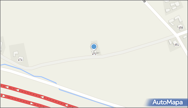 Budy Łańcuckie, Budy Łańcuckie, 471, mapa Budy Łańcuckie