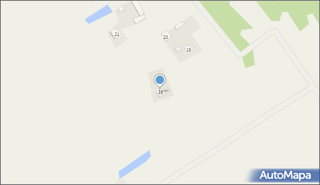 Budy Łękawickie, Budy Łękawickie, 18, mapa Budy Łękawickie