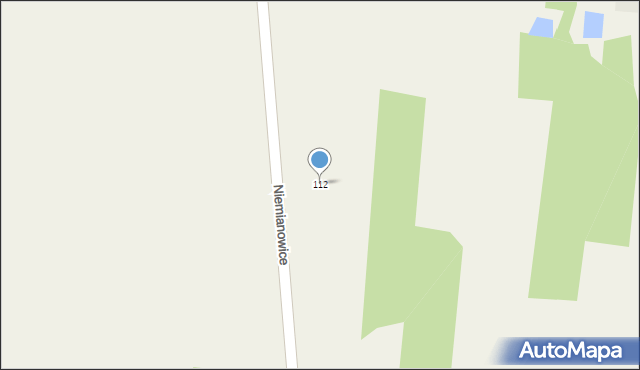 Budy Niemianowskie, Budy Niemianowskie, 112, mapa Budy Niemianowskie