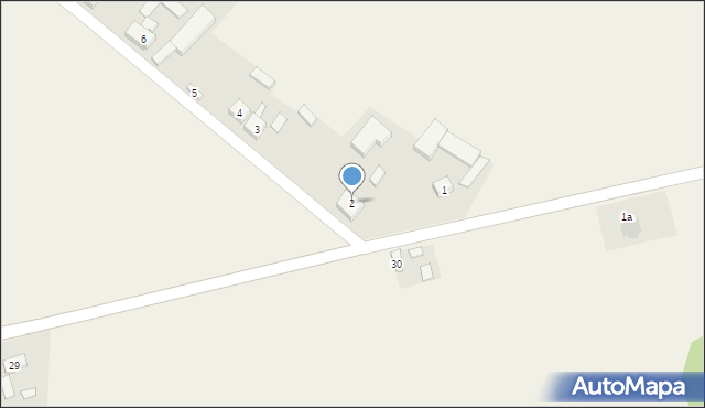 Budy Nowe, Budy Nowe, 2, mapa Budy Nowe