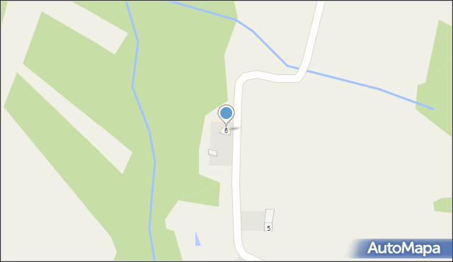 Budy Obrębskie, Budy Obrębskie, 6, mapa Budy Obrębskie