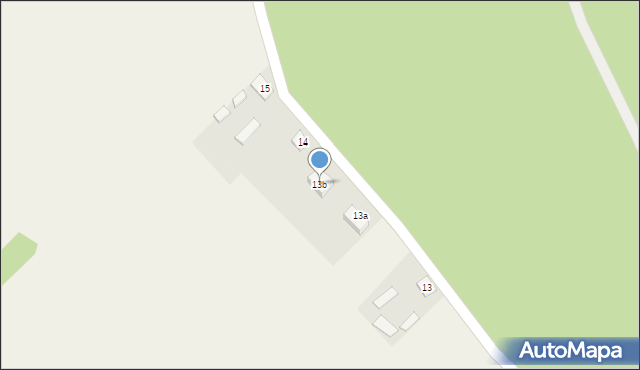 Budy Prywatne, Budy Prywatne, 13b, mapa Budy Prywatne