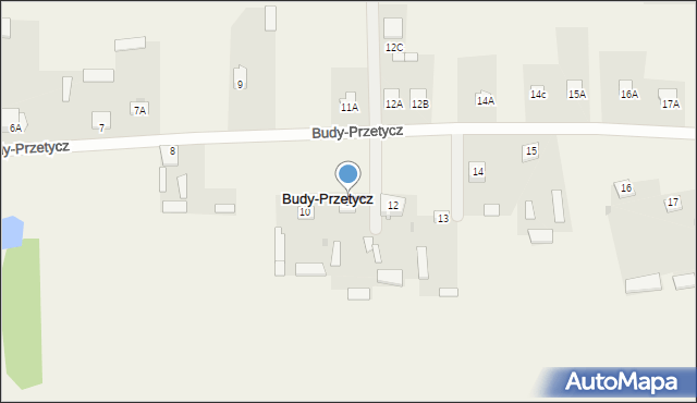 Budy-Przetycz, Budy-Przetycz, 11, mapa Budy-Przetycz