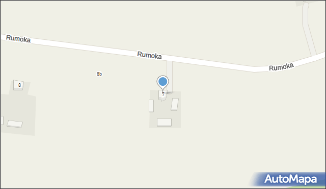 Budy Rumockie, Budy Rumockie, 7, mapa Budy Rumockie