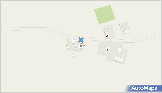 Budy Trzcińskie, Budy Trzcińskie, 26, mapa Budy Trzcińskie