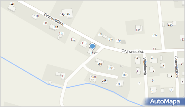 Budy Wolskie, Budy Wolskie, 11a, mapa Budy Wolskie