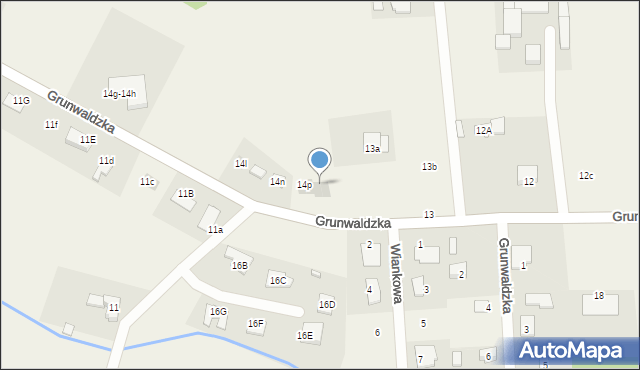 Budy Wolskie, Budy Wolskie, 14r, mapa Budy Wolskie