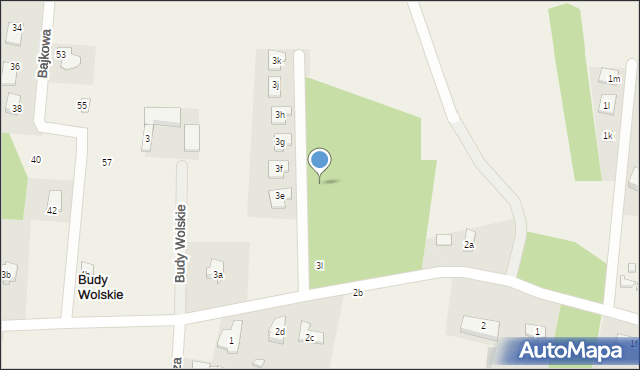 Budy Wolskie, Budy Wolskie, 3n, mapa Budy Wolskie
