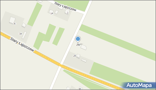 Budy Wolskie, Budy Wolskie, 25b, mapa Budy Wolskie