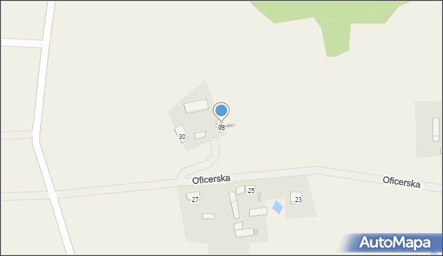 Budy Zosine, Budy Zosine, 98, mapa Budy Zosine