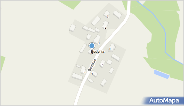 Budynia, Budynia, 4, mapa Budynia