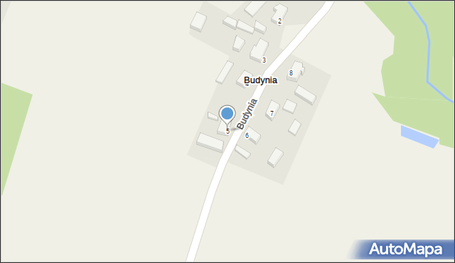 Budynia, Budynia, 5, mapa Budynia